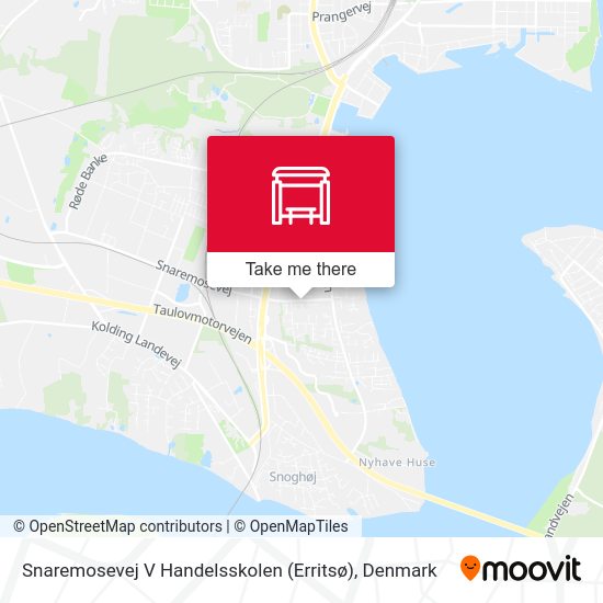 Snaremosevej V Handelsskolen (Erritsø) map