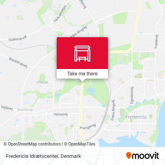 Fredericia Idrætscenter map