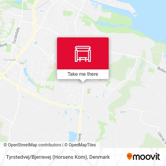 Tyrstedvej / Bjerrevej (Horsens Kom) map