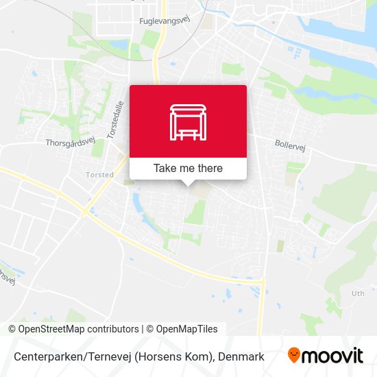 Centerparken / Ternevej (Horsens Kom) map