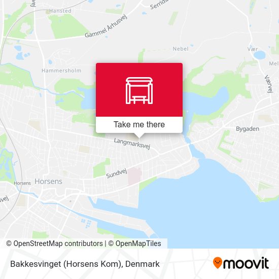 Bakkesvinget (Horsens Kom) map