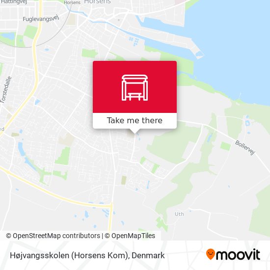 Højvangsskolen (Horsens Kom) map