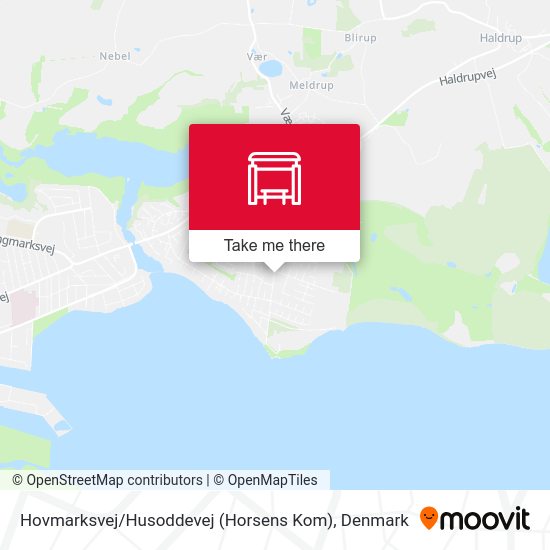 Hovmarksvej / Husoddevej (Horsens Kom) map