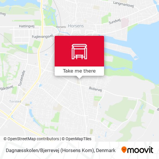 Dagnæsskolen / Bjerrevej (Horsens Kom) map