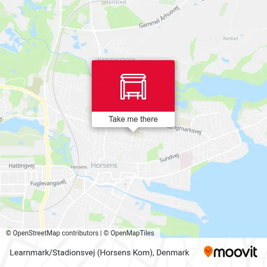 Learnmark / Stadionsvej (Horsens Kom) map