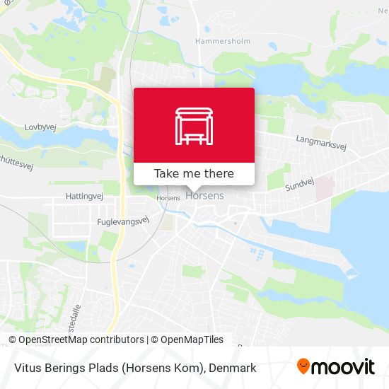 Vitus Berings Plads (Horsens Kom) map