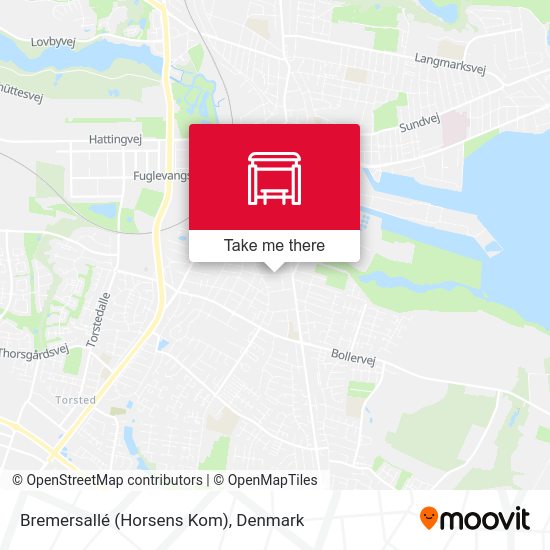 Bremersallé (Horsens Kom) map