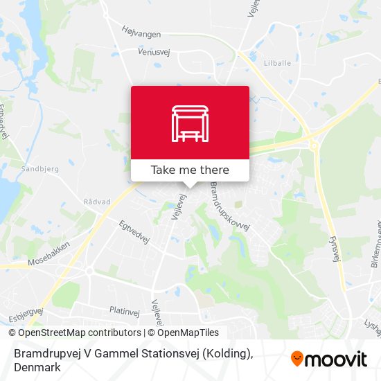 Bramdrupvej V Gammel Stationsvej (Kolding) map