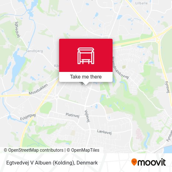Egtvedvej V Albuen (Kolding) map