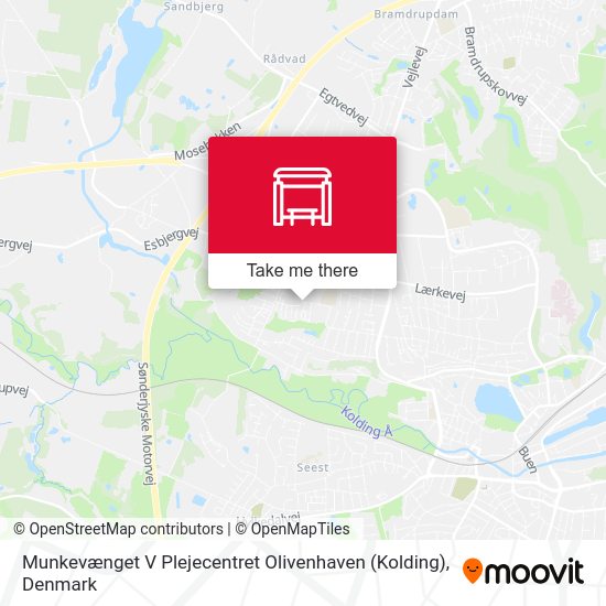 Munkevænget V Plejecentret Olivenhaven (Kolding) map