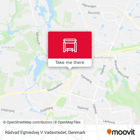 Rådvad Egtvedvej V Vadestedet map