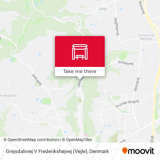 Grejsdalsvej V Frederikshøjvej (Vejle) map