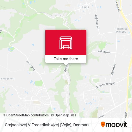 Grejsdalsvej V Frederikshøjvej (Vejle) map