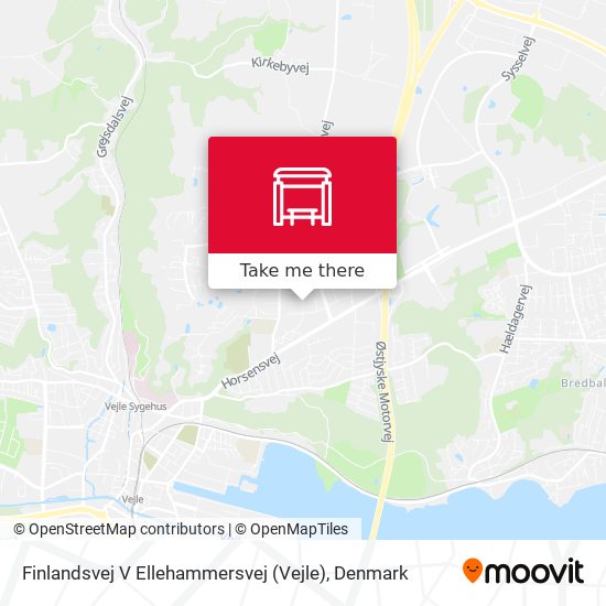 Finlandsvej V Ellehammersvej (Vejle) map