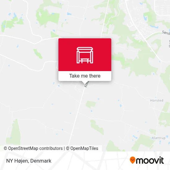 NY Højen map