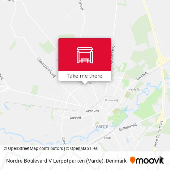 Nordre Boulevard V Lerpøtparken (Varde) map