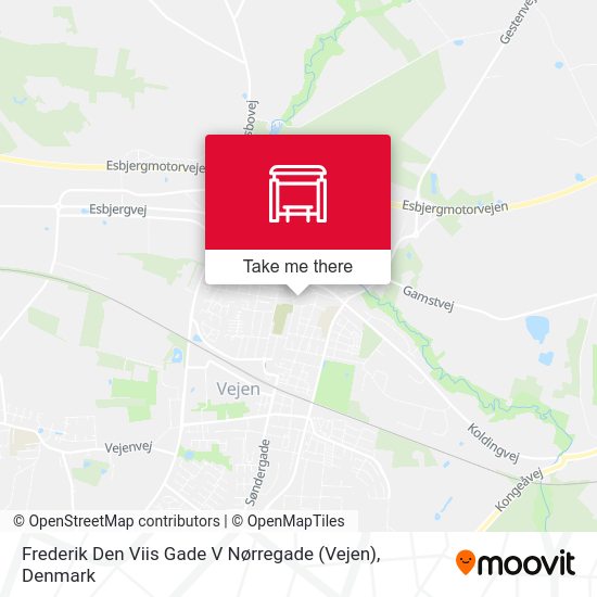 Frederik Den Viis Gade V Nørregade (Vejen) map