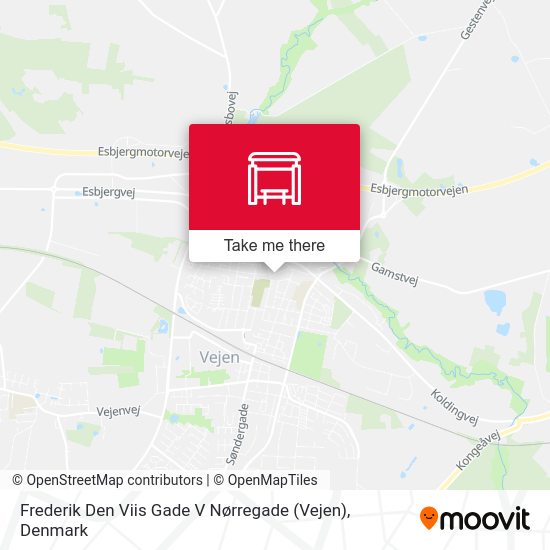 Frederik Den Viis Gade V Nørregade (Vejen) map