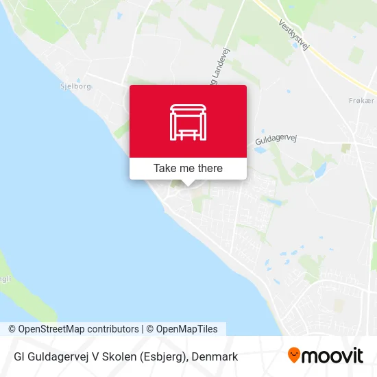 Gl Guldagervej V Skolen (Esbjerg) map