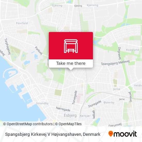Spangsbjerg Kirkevej V Højvangshaven map