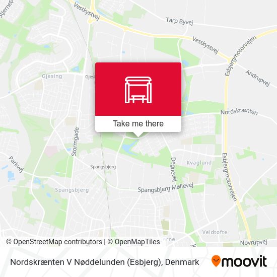Nordskrænten V Nøddelunden (Esbjerg) map