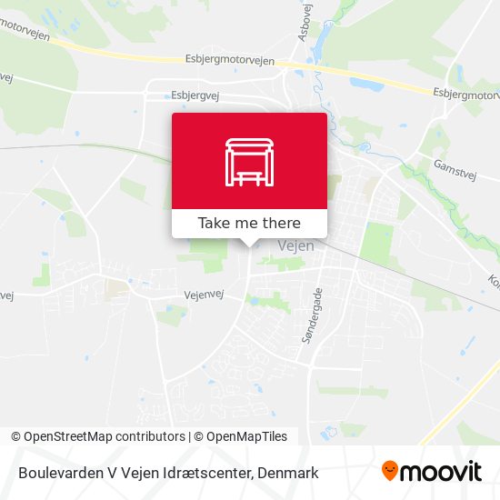 Boulevarden V Vejen Idrætscenter map