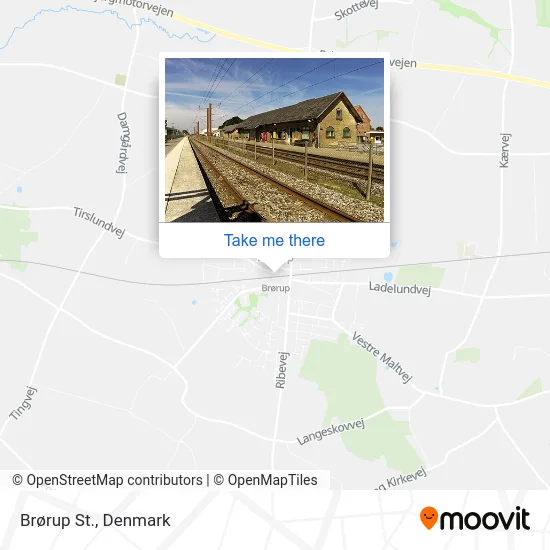 Brørup St. map