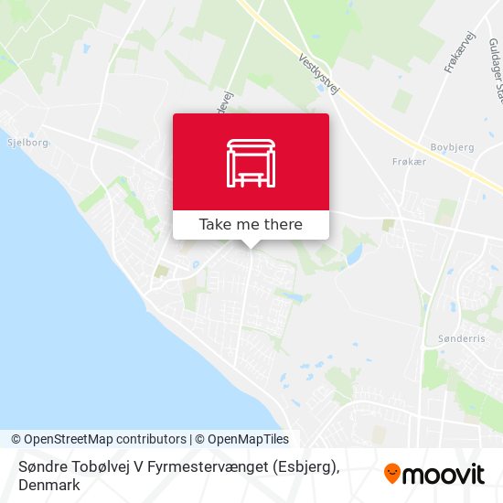 Søndre Tobølvej V Fyrmestervænget (Esbjerg) map