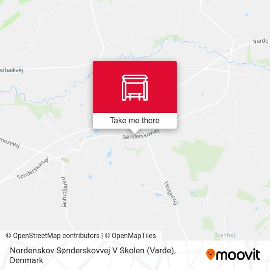Nordenskov Sønderskovvej V Skolen (Varde) map