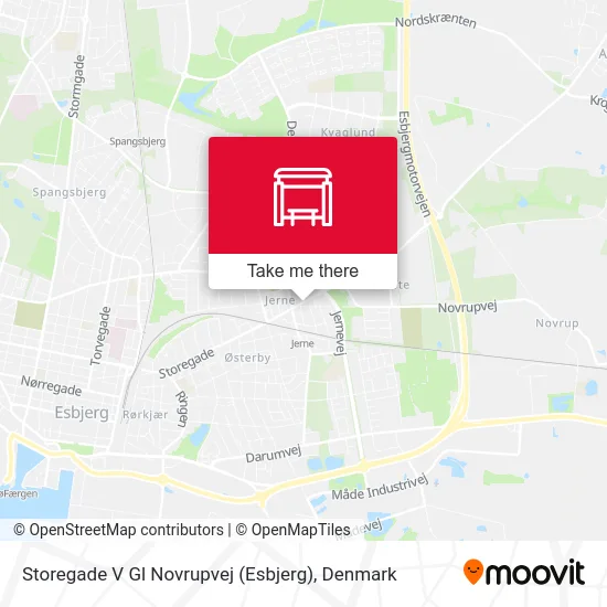 Storegade V Gl Novrupvej (Esbjerg) map