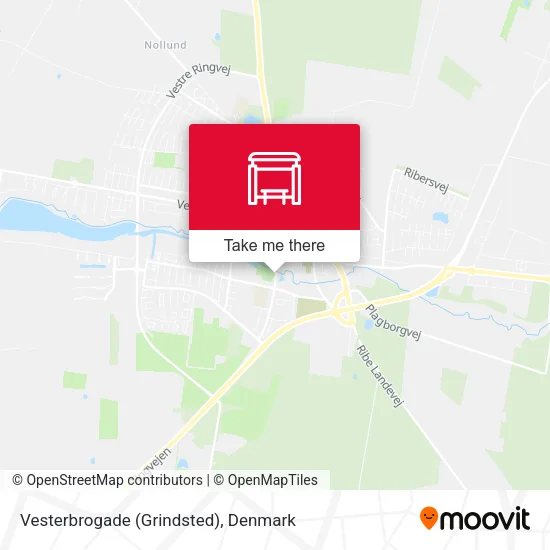 Vesterbrogade (Grindsted) map