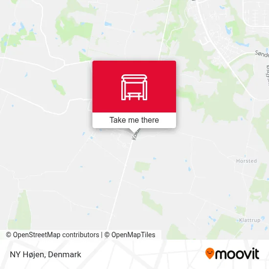 NY Højen map