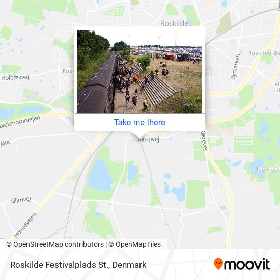 Roskilde Festivalplads St. map