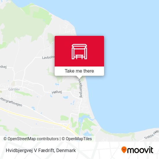 Hvidbjergvej V Fædrift map