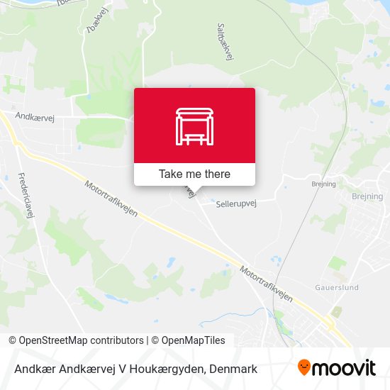 Andkær Andkærvej V Houkærgyden map