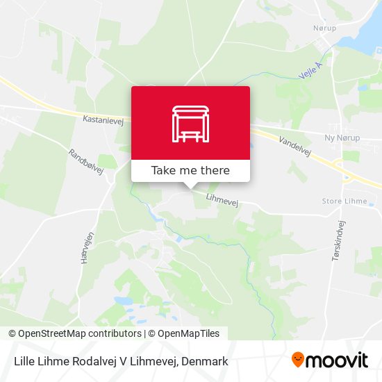 Lille Lihme Rodalvej V Lihmevej map