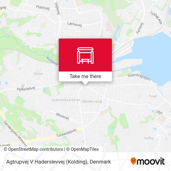 Agtrupvej V Haderslevvej (Kolding) map