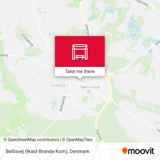Bellisvej (Ikast-Brande Kom) map