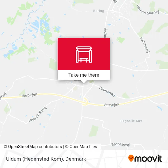 Uldum (Hedensted Kom) map