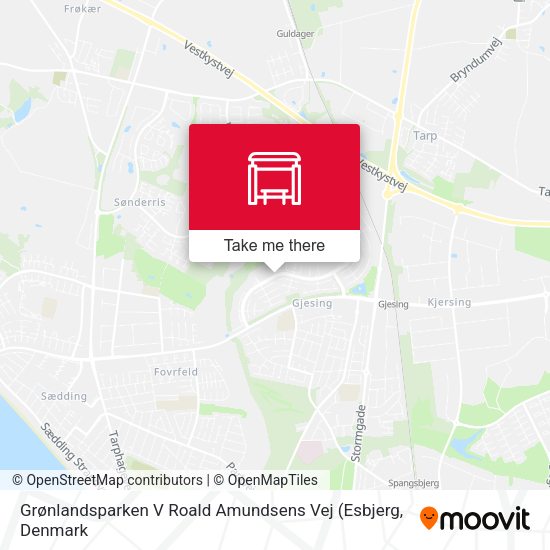 Grønlandsparken V Roald Amundsens Vej map