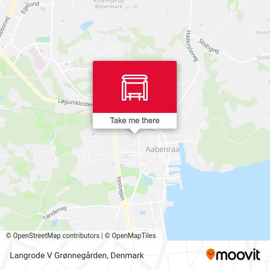 Langrode V Grønnegården map