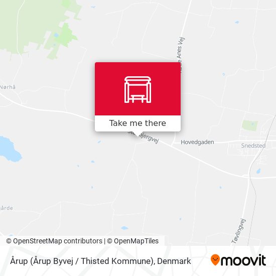 Årup (Årup Byvej / Thisted Kommune) map