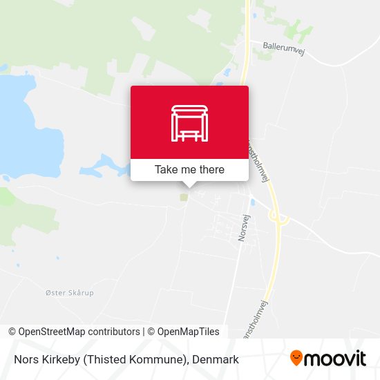Nors Kirkeby (Thisted Kommune) map