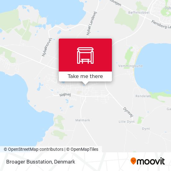 Broager Busstation map