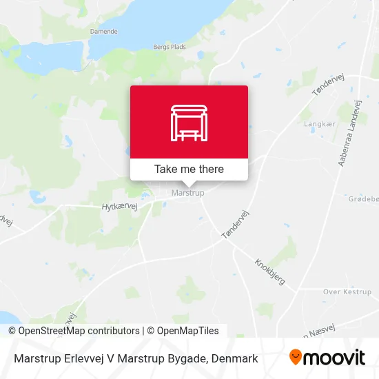 Marstrup Erlevvej V Marstrup Bygade map