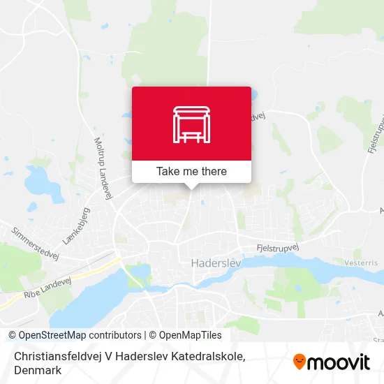 Christiansfeldvej V Haderslev Katedralskole map