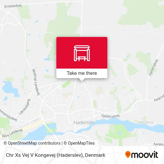 Chr Xs Vej V Kongevej (Haderslev) map