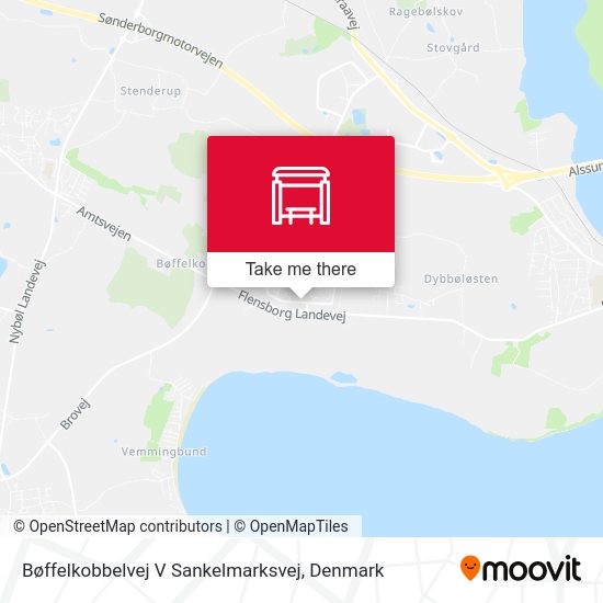 Bøffelkobbelvej V Sankelmarksvej map