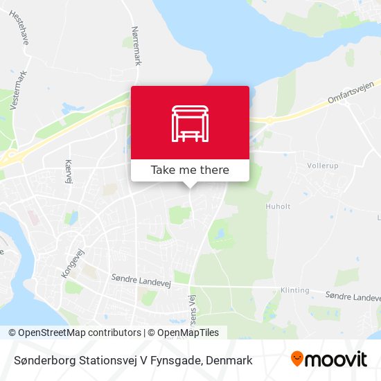 Sønderborg Stationsvej V Fynsgade map