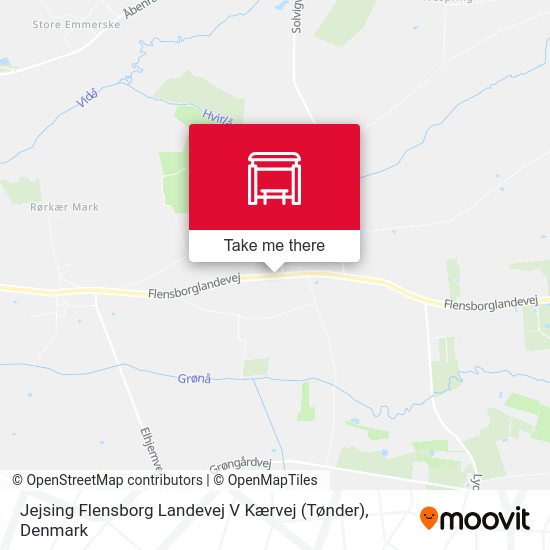 Jejsing Flensborg Landevej V Kærvej (Tønder) map